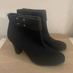 AEROSOLES Black High Heeled Botties